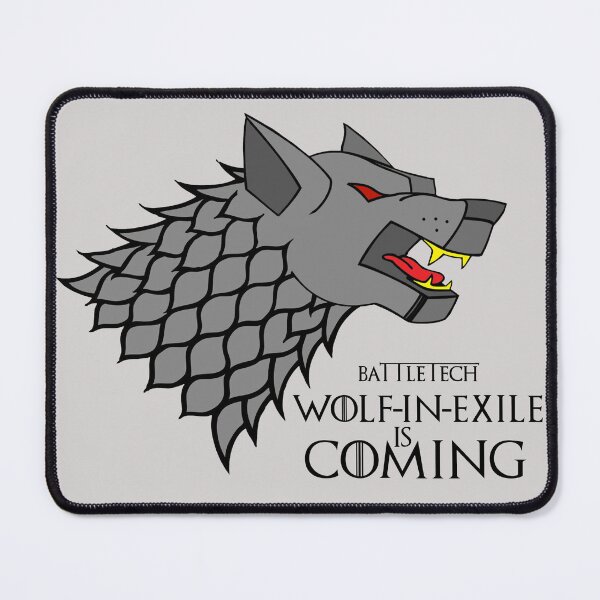 Item preview, Wolf in Exile is Coming designed and sold by Arc-Royal JunkWorks.