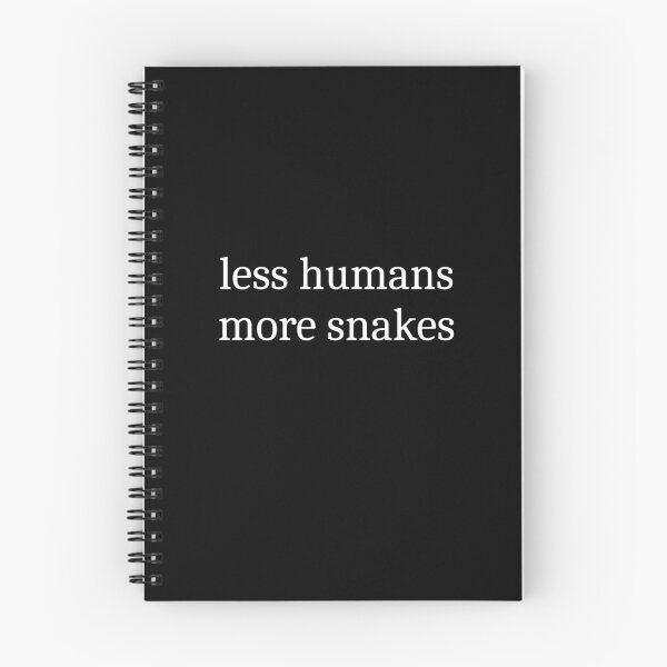 Item preview, Less Humans More Snakes designed and sold by Sleepy Cat Design.