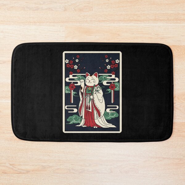 Item preview, Lucky Cat Lantern Festival Illustration Elegant Night  designed and sold by JordynLadukeg65.