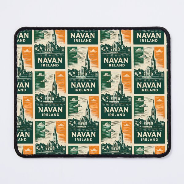 Item preview, Navan Ireland Linocut Style designed and sold by Thistle-TShop.