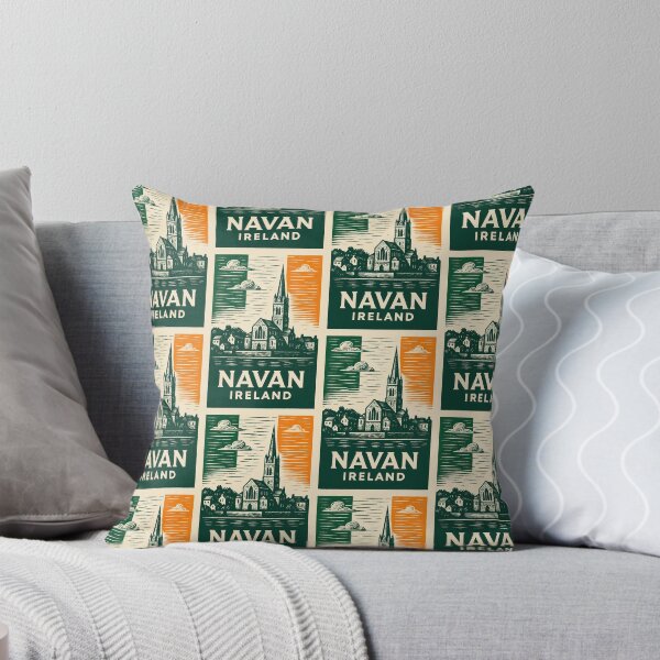 Item preview, Navan Ireland Linocut Style  designed and sold by Thistle-TShop.