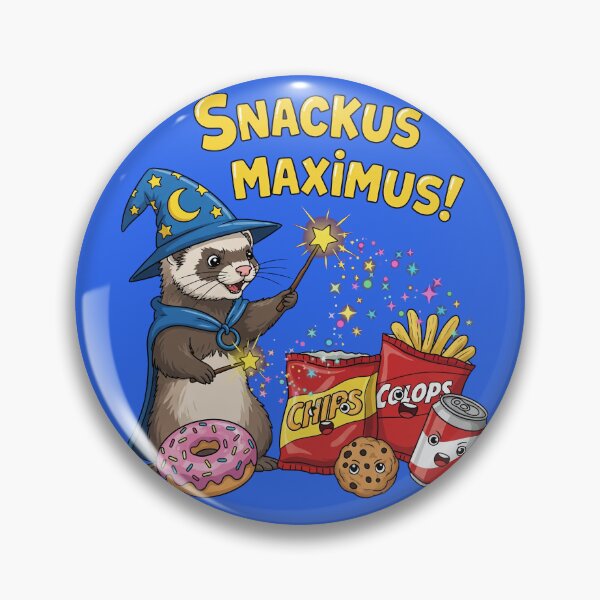 Item preview, Snackus Maximus Wizard Ferret designed and sold by SillyPawsStudio.
