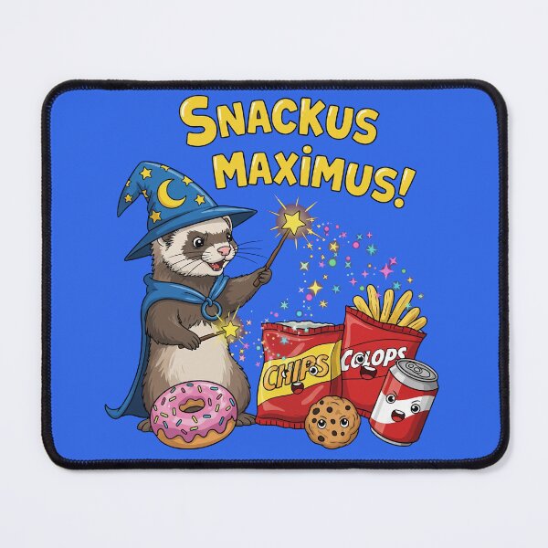 Item preview, Snackus Maximus Wizard Ferret designed and sold by SillyPawsStudio.