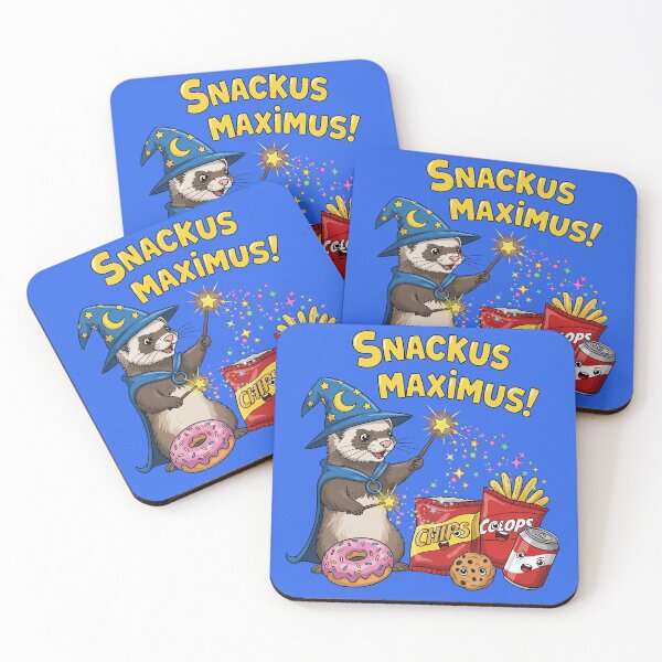 Item preview, Snackus Maximus Wizard Ferret designed and sold by SillyPawsStudio.