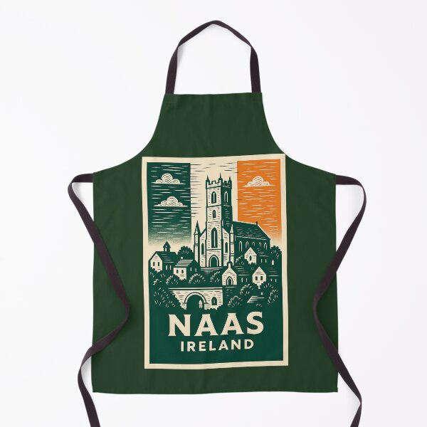 Item preview, Naas Ireland Linocut Style designed and sold by Thistle-TShop.