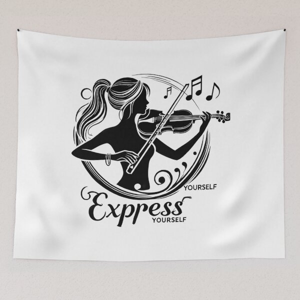 Item preview, A Woman Playing A Musical Instrument  The Beauty Of Music designed and sold by GraysGaming.