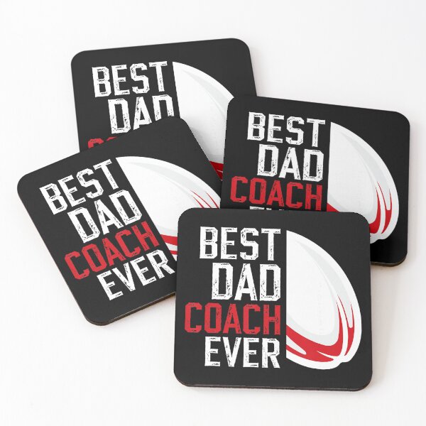 Item preview, Best Dad Coach Ever Rugby Coach Appreciation Quote designed and sold by GabrieSketcham.