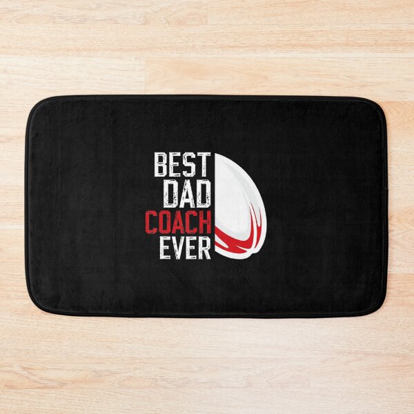 Item preview, Best Dad Coach Ever Rugby Coach Appreciation Quote designed and sold by GabrieSketcham.