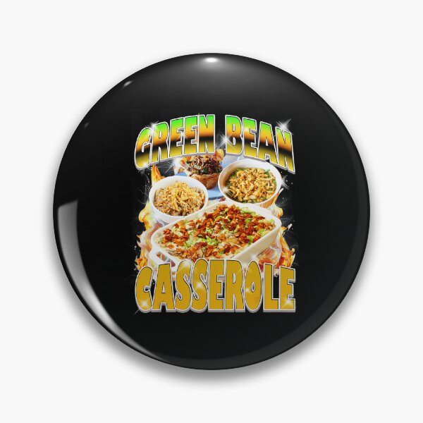 Item preview, GREEN BEAN CASSEROLE Funny Comfort Food Bold Typography designed and sold by tadmercado.