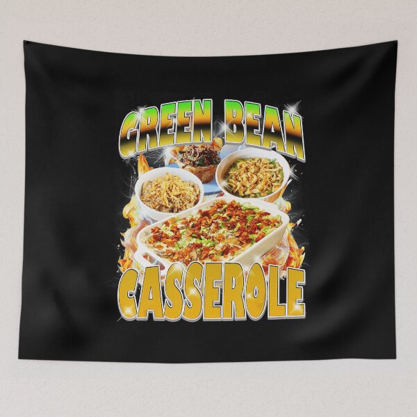 Item preview, GREEN BEAN CASSEROLE Funny Comfort Food Bold Typography designed and sold by tadmercado.
