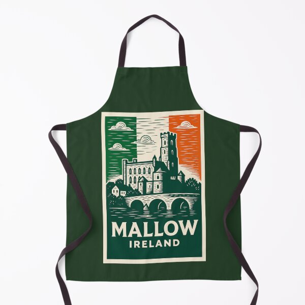 Item preview, Mallow Ireland Linocut Style  designed and sold by Thistle-TShop.