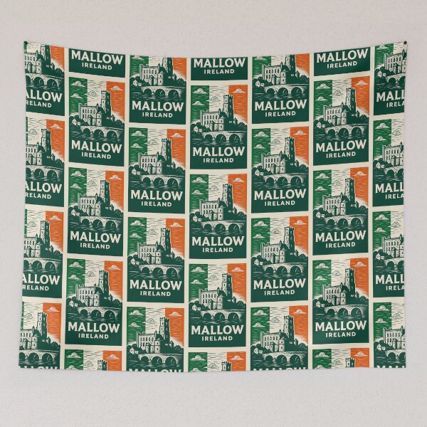 Item preview, Mallow Ireland Linocut Style  designed and sold by Thistle-TShop.