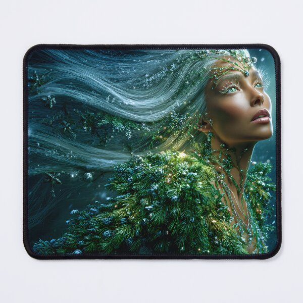 Item preview, Enchanting Ethereal Winter Goddess in the Forest designed and sold by Artessie.