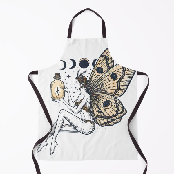 Item preview, Vintage CottageGoth Lunar Moth Apothecary Dark Academia Aesthetic Gold & Charcoal designed and sold by StickyGuys.