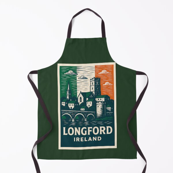 Artikelvorschau, Linolschnittstil von Longford, Irland entworfen und verkauft von Thistle-TShop.