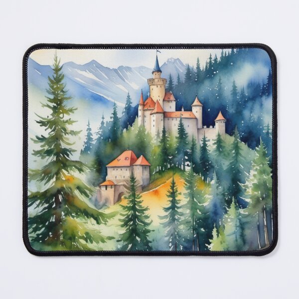 Item preview, Castle in the pine forest designed and sold by Kraftbaum.