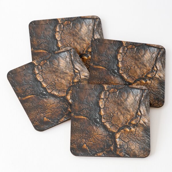 Item preview, Burnt Bronze Crackle designed and sold by Kaleidoscope Print.