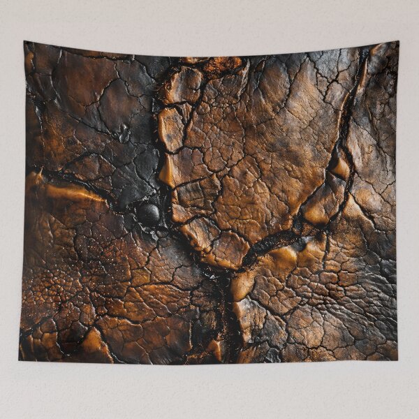 Item preview, Burnt Bronze Crackle designed and sold by Kaleidoscope Print.