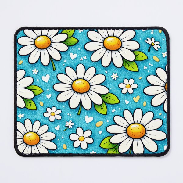Item preview, Blue Cartoon daisies Pattern designed and sold by Arte Cartoon From TagTeam Group.
