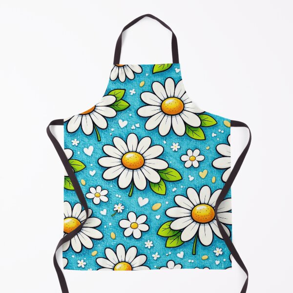 Item preview, Blue Cartoon daisies Pattern designed and sold by Arte Cartoon From TagTeam Group.