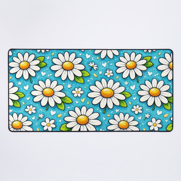Item preview, Blue Cartoon  daisies Pattern designed and sold by Arte Cartoon From TagTeam Group.