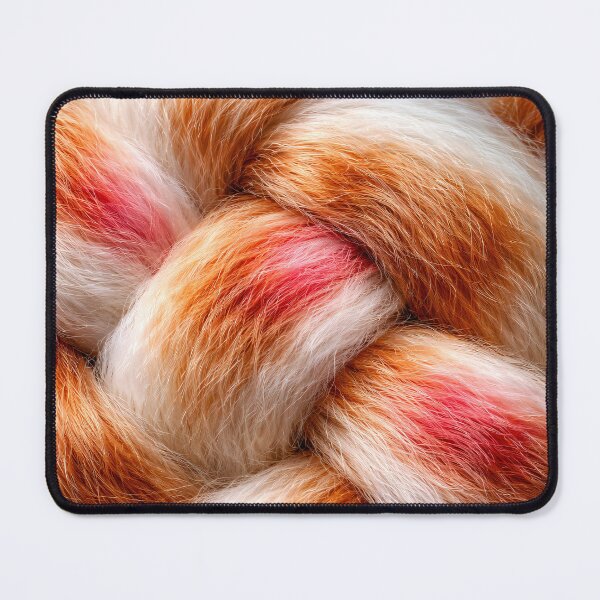 Item preview, Candy Cane Fur Braid designed and sold by Kaleidoscope Print.
