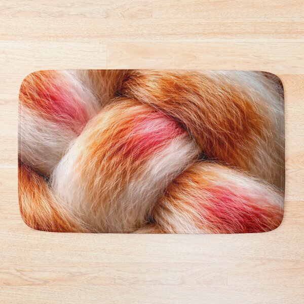 Item preview, Candy Cane Fur Braid designed and sold by Kaleidoscope Print.