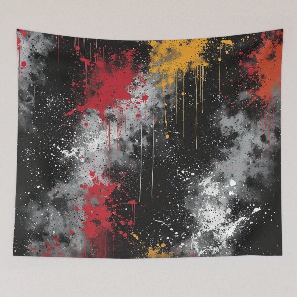 Item preview, fall vibes Urban Funk Streetwear Pattern – Abstract Graffiti Splatter & Kinetic Grunge Art designed and sold by Design Repo.