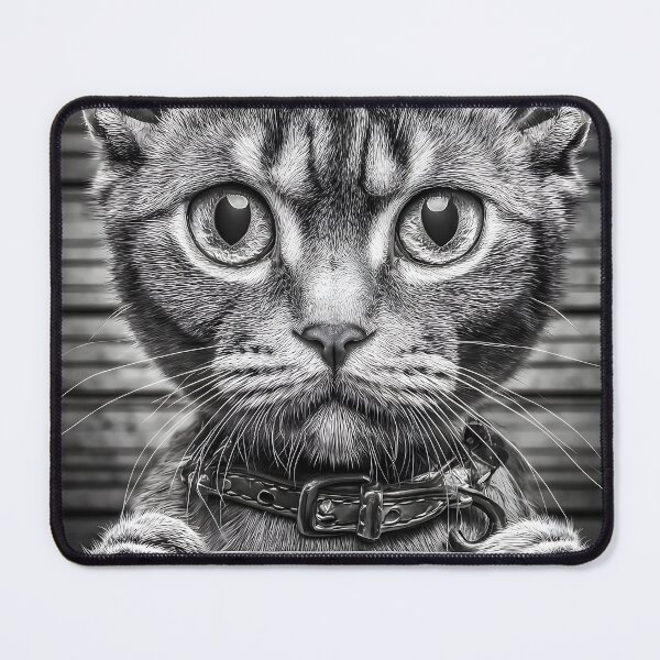 Item preview, Adorable Bad Kitty Posing with Funny Signboard designed and sold by Artessie.