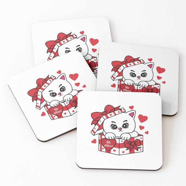 Item preview, Kawaii Cute Cat Valentine Gift Box designed and sold by Marshallamoakohene.