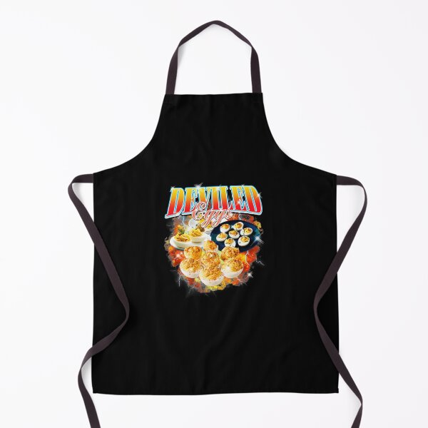 Item preview, DEVILED EGGS Funny Comfort Food Bold Typography  designed and sold by tadmercado.