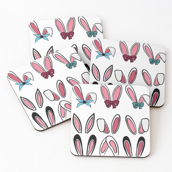 Item preview, Cute Bunny Ears Collection - Easter Rabbit Mascot Set with Bows designed and sold by LYAN-STORE.