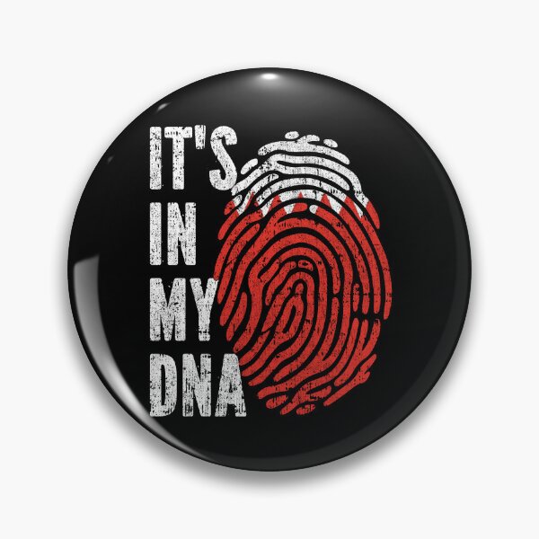 Item preview, IT'S IN MY DNA Bahrain Flag Roots designed and sold by CosmoKitsch.