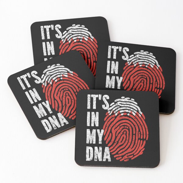 Item preview, IT'S IN MY DNA Bahrain Flag Roots designed and sold by CosmoKitsch.