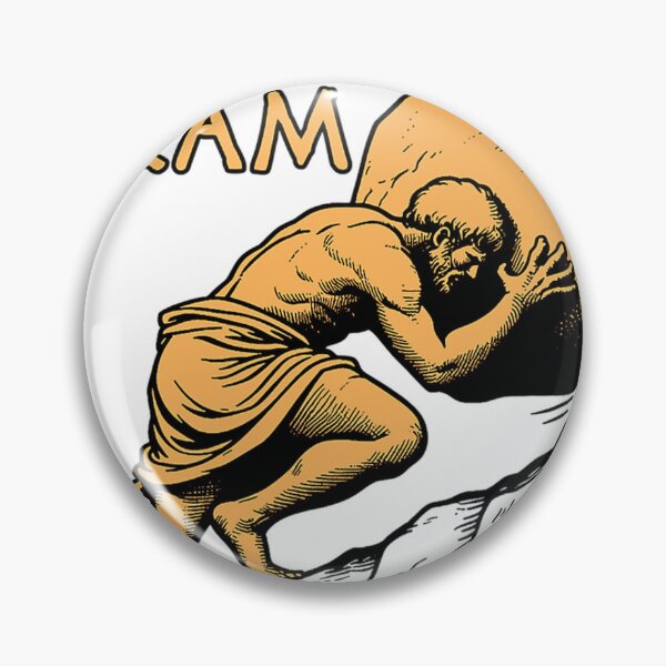 Item preview, Living The Dream - Sisyphus Greek Mythology Meme designed and sold by EJprintDESIGN.