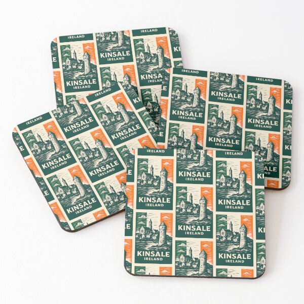 Item preview, Kinsale Ireland Linocut Style  designed and sold by Thistle-TShop.
