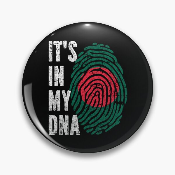 Artikelvorschau, ES LIEGT IN MEINER DNA – Wurzeln der bangladeschischen Flagge entworfen und verkauft von CosmoKitsch.