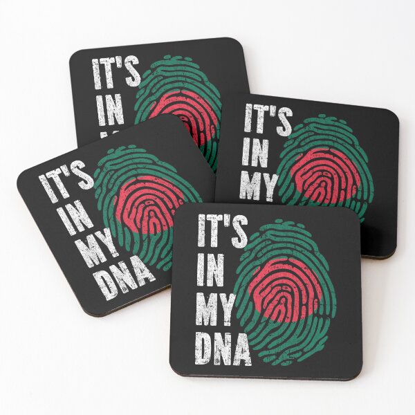 Artikelvorschau, ES LIEGT IN MEINER DNA – Wurzeln der bangladeschischen Flagge entworfen und verkauft von CosmoKitsch.