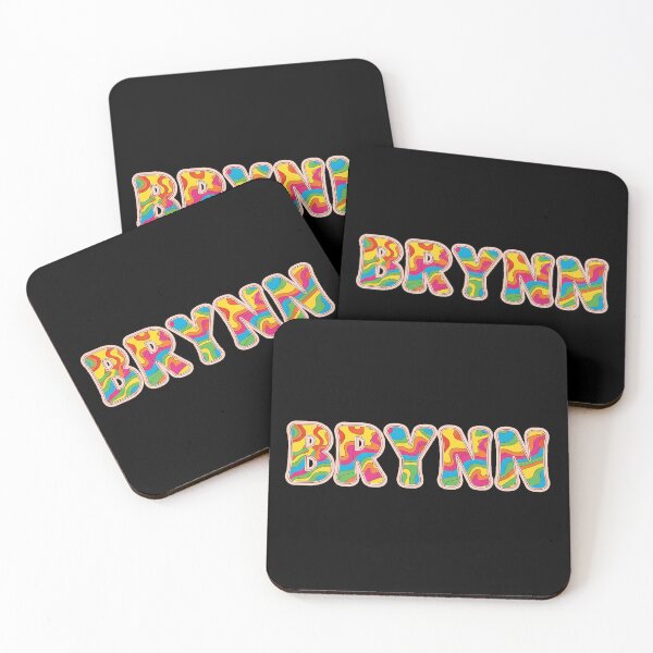 Item preview, ❤️ Brynn Personalized Name Wavy Retro Shirt, Coffee Mug, Sticker Gift designed and sold by HelixPedia.
