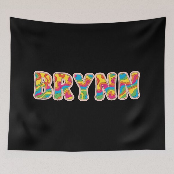 Item preview, ❤️ Brynn Personalized Name Wavy Retro Shirt, Coffee Mug, Sticker Gift designed and sold by HelixPedia.