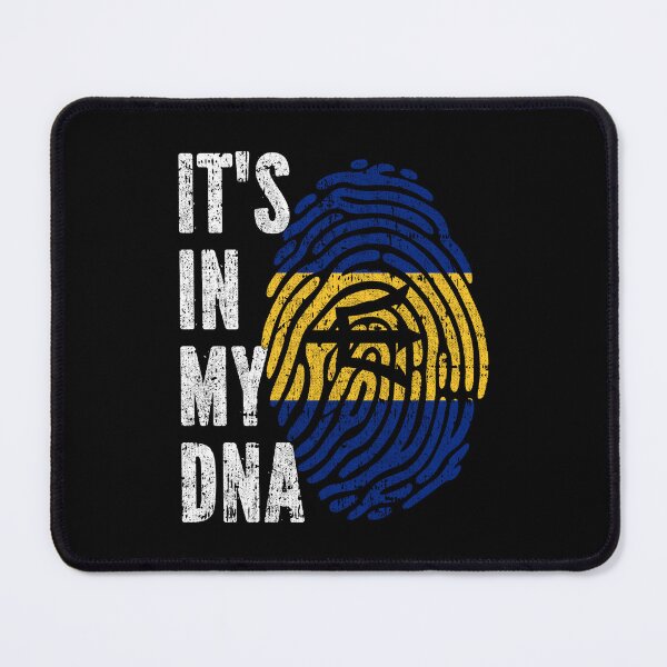 Item preview, IT'S IN MY DNA Barbados Flag Roots designed and sold by CosmoKitsch.
