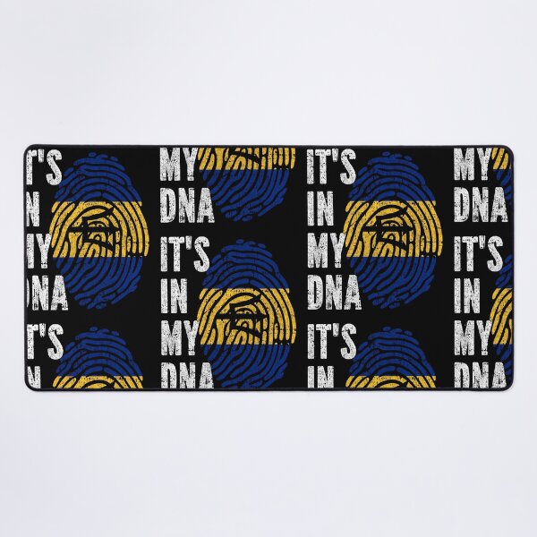 Item preview, IT'S IN MY DNA Barbados Flag Roots designed and sold by CosmoKitsch.