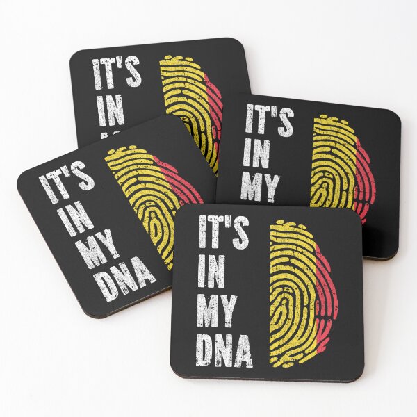 Item preview, IT'S IN MY DNA Belgium Flag Roots designed and sold by CosmoKitsch.