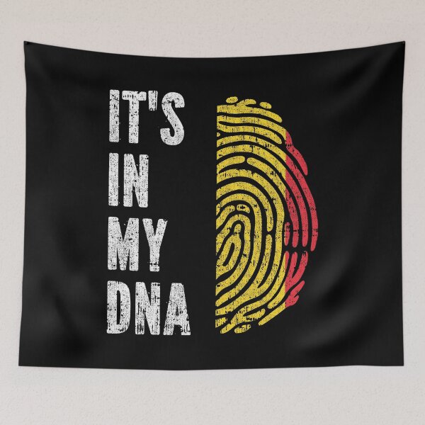 Item preview, IT'S IN MY DNA Belgium Flag Roots designed and sold by CosmoKitsch.