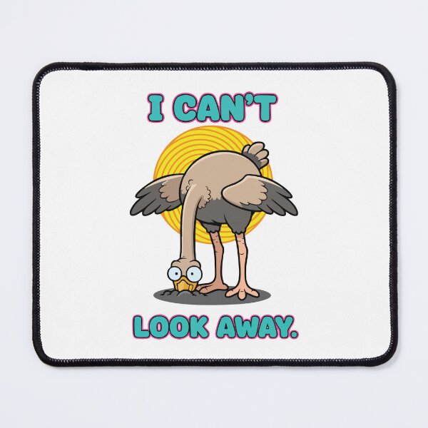 Item preview, I Can’t Look Away Humor Art designed and sold by graphicnew.