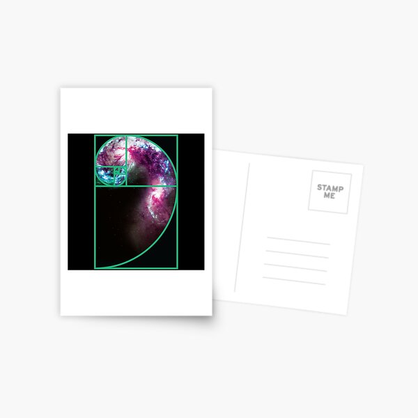 Item preview, Fibonacci Spiral Galaxy designed and sold by GalacticMantra.