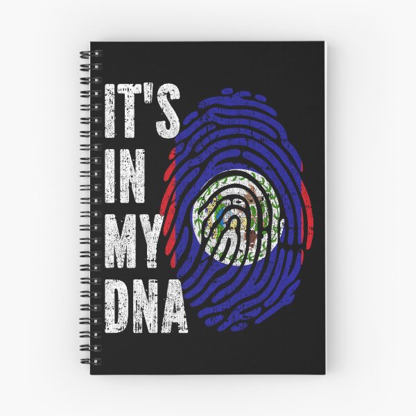 Item preview, IT'S IN MY DNA Belize Flag Roots designed and sold by CosmoKitsch.