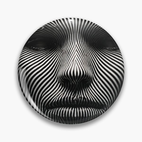 Item preview, Op Art Face designed and sold by Erlin Rudho.