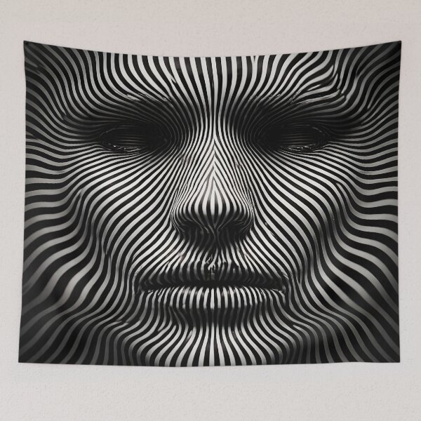 Item preview, Op Art Face designed and sold by Erlin Rudho.