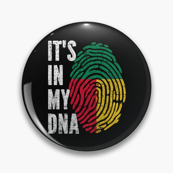 Item preview, IT'S IN MY DNA Benin Flag Roots designed and sold by CosmoKitsch.